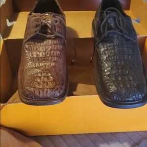 Genuine crocodile men’s shoes